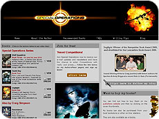 Website design for New Forest author Craig Simpson