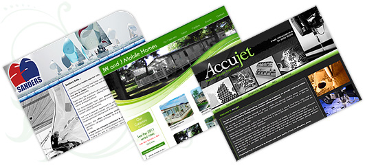 Some recent websites built by New Forest web design company Forest Design